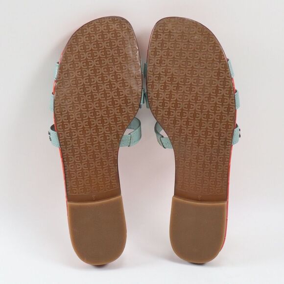 🔥NEW Sam Edelman Bay Classic Slide Sandal, Blue Lizard 8US/38.5EU MSRP$120🔥 - Picture 7 of 10
